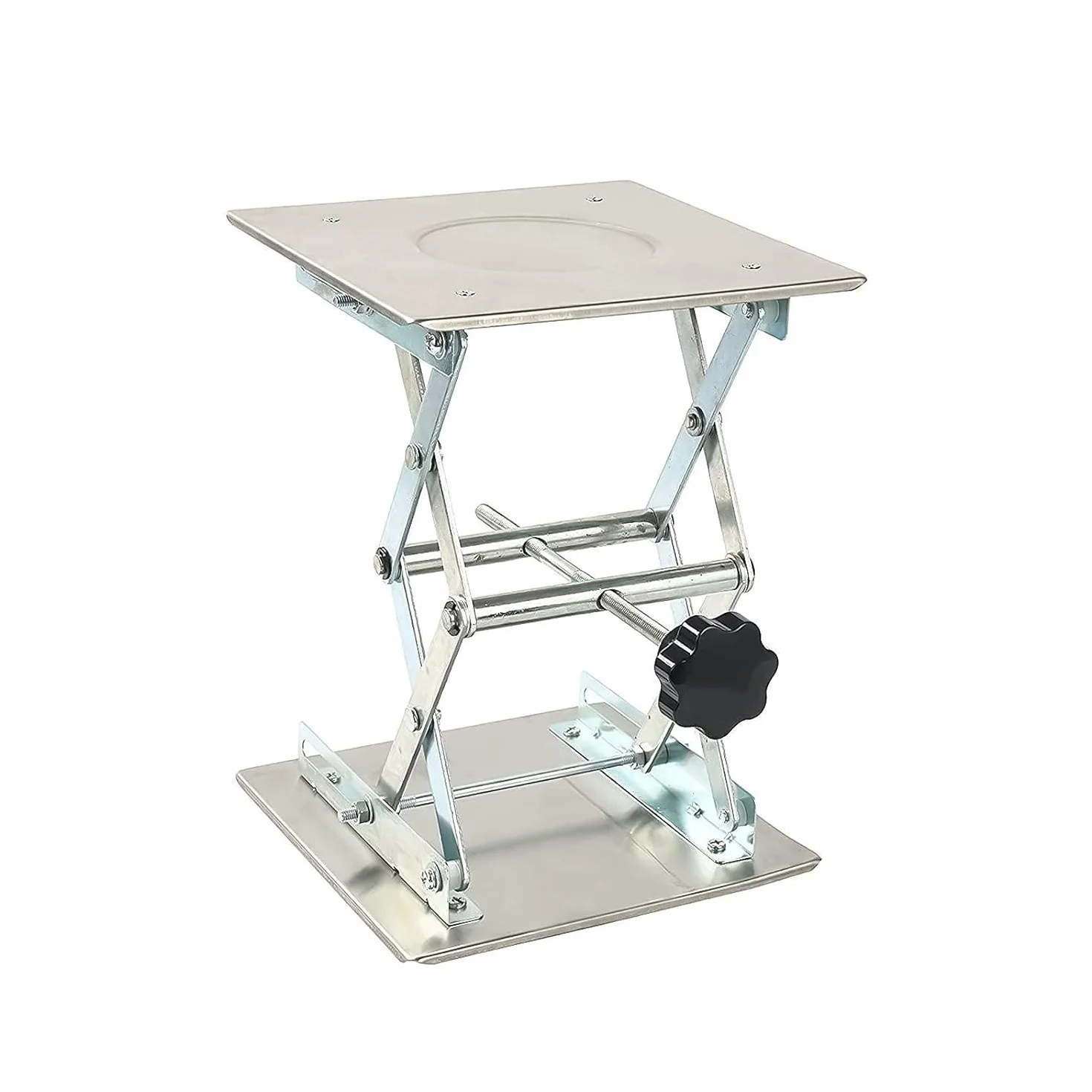 FreeTec Edukacyjne stoliki podnoszone platformy laboratorium podnośnik nożycowy platforma stojąca LAB (20 cm x 20 cm)