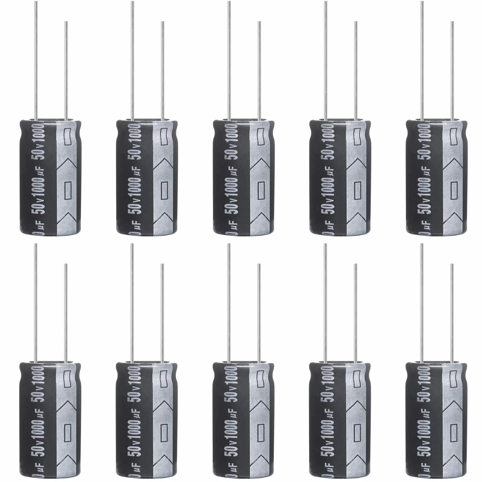 1000uF 50V Kondensatory elektrolityczny 1000 uF 50Volt 13x25MM Kondensator elektrolityczne aluminiowy Electrolytic Capacitors (opakowanie 10 sztuk)