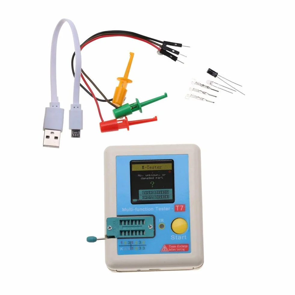 LCR-T7 TFT Transistor-Tester Multifunktions Farbige Grafikanzeige