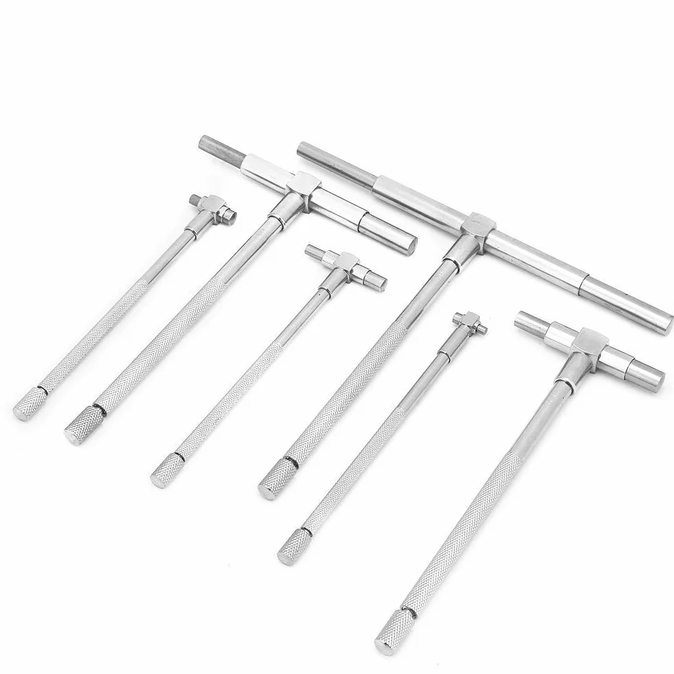 6 Sztuk/zestaw Miernik Teleskopowy Mikrometr Wewnętrzny, Mikrometr Wewnętrzny 8-150Mm Regulowany Miernik średnicy Wewnętrznej Mikrometr Narzędzia Pomiarowe