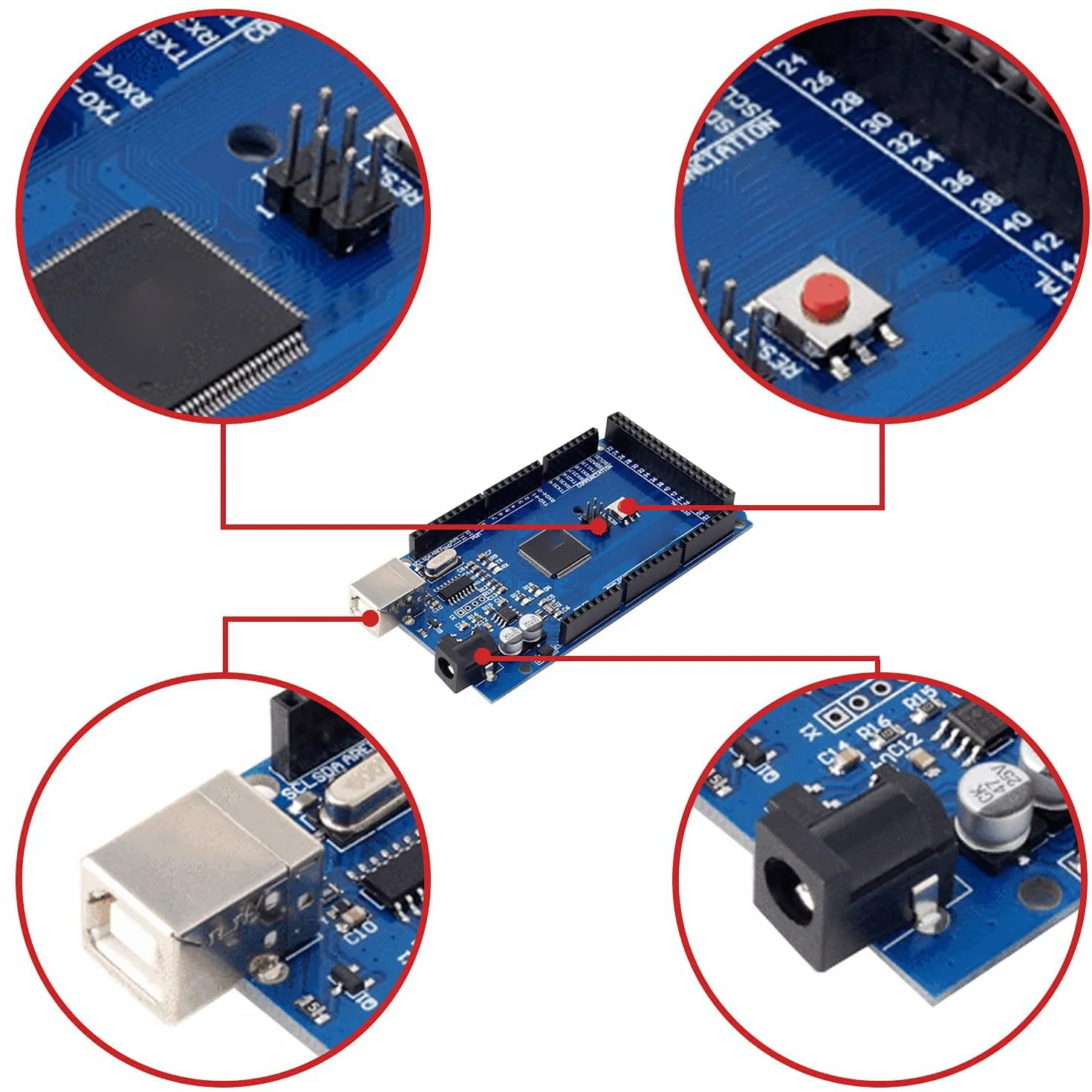 AZDelivery AZ-MEGA2560-Board z AZ-MEGA2560-Board w tym E-Book!