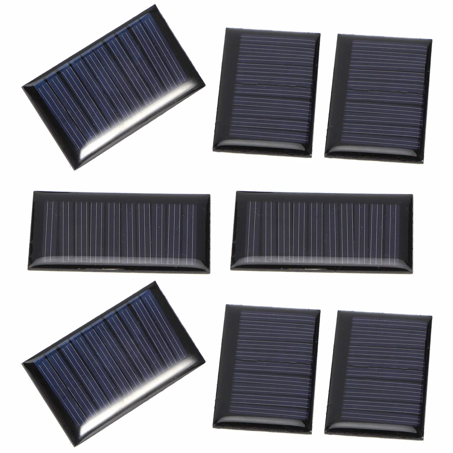 Mini Panel Słoneczny 8szt 30MA 5V Mini Ogniwa Słoneczne Panele DIY Słoneczna Płyta Epoksydowa ładowarka Fotowoltaiczna do Zabawek Elektrycznych, Idealna do Projektów i rozwiązań Ekologicznych