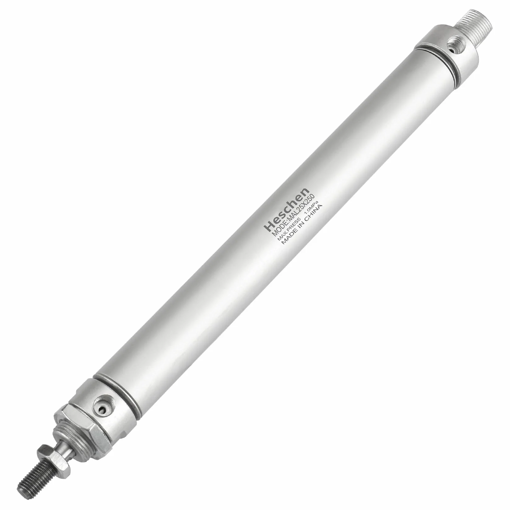 Heschen Pneumatyczny cylinder MAL 25-250 PT1/8 25 mm 250 mm podwójne działanie