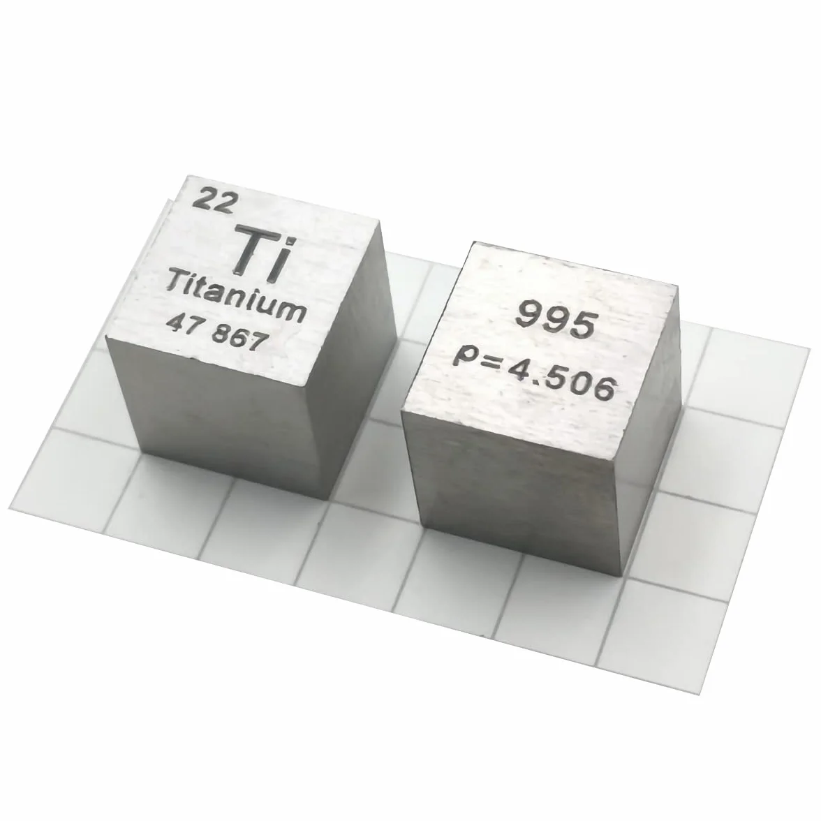 Kostka tytanu Ti 99,9% wysokiej czystości 10 mm laboratoryjna dokładność