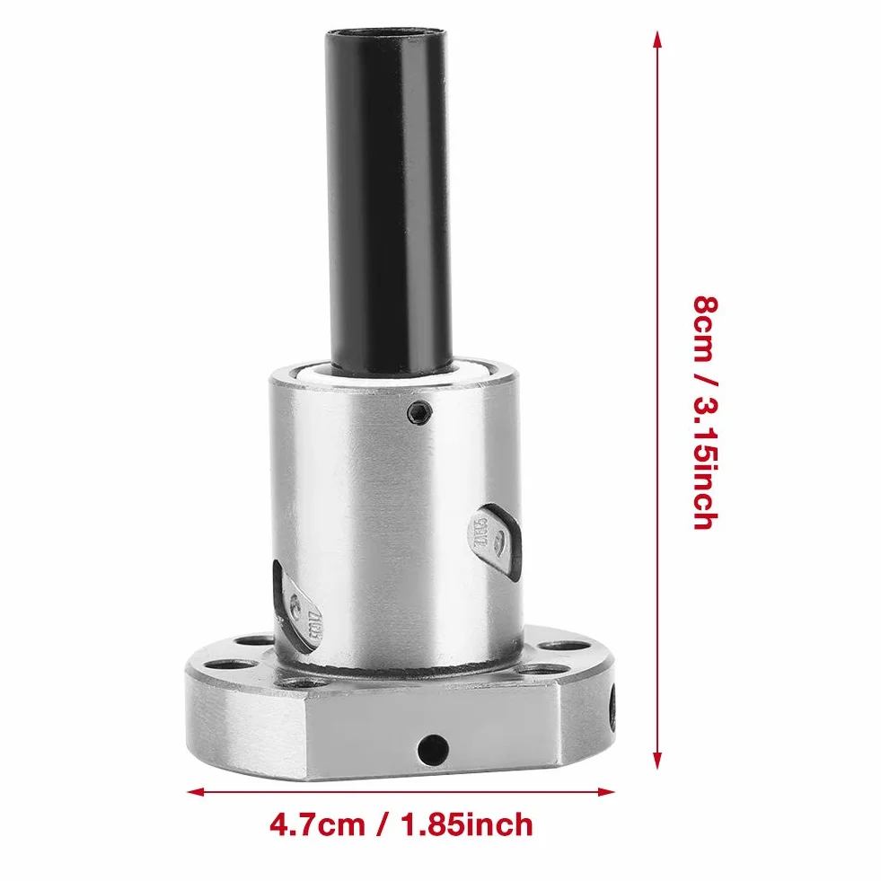 SFU1605 RM1605 12 mm wrzeciono toczne stal łożyskowa śruba toczna do CNC