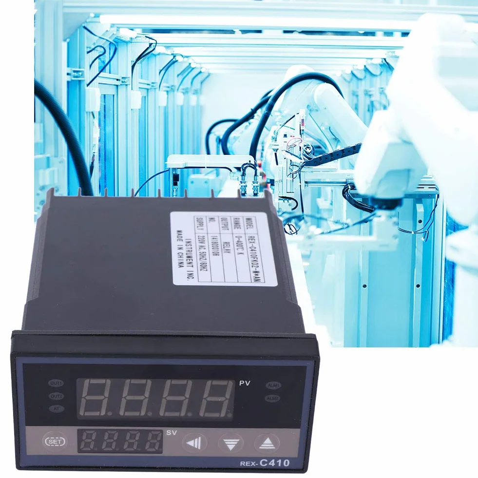 REX C410 Regulowane Wyjście Sterujące SSR/przekaźnikiem Cyfrowy Termostat Regulatora Temperatury, Szybka Kontrola Temperatury, Szybka Reakcja, Wysoka dokładność dla Energii