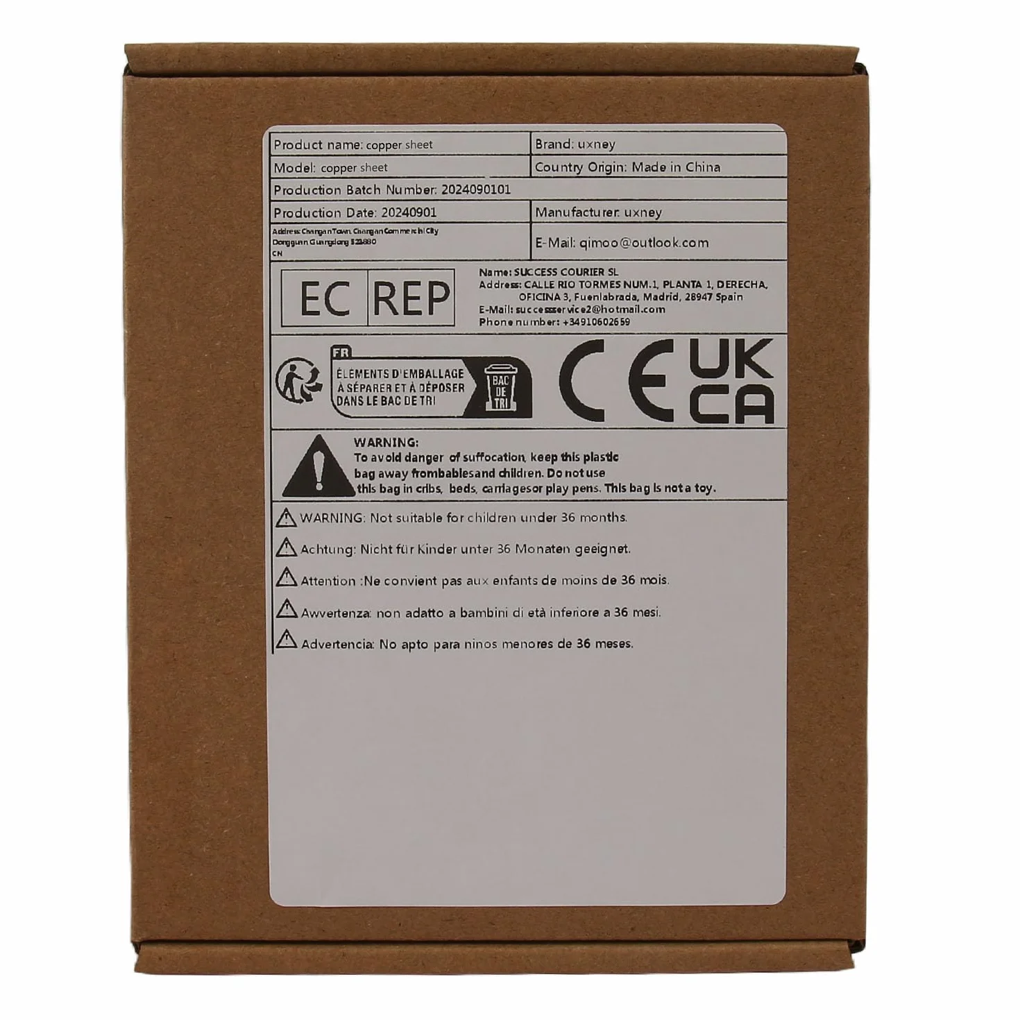 Blacha miedziana, płyta miedziana 50 mm x 100 mm x 1 mm, 99,9% czysta płyta miedziana dla majsterkowiczów, biżuterii, elektryki, naprawy, przemysłu (2 sztuki)