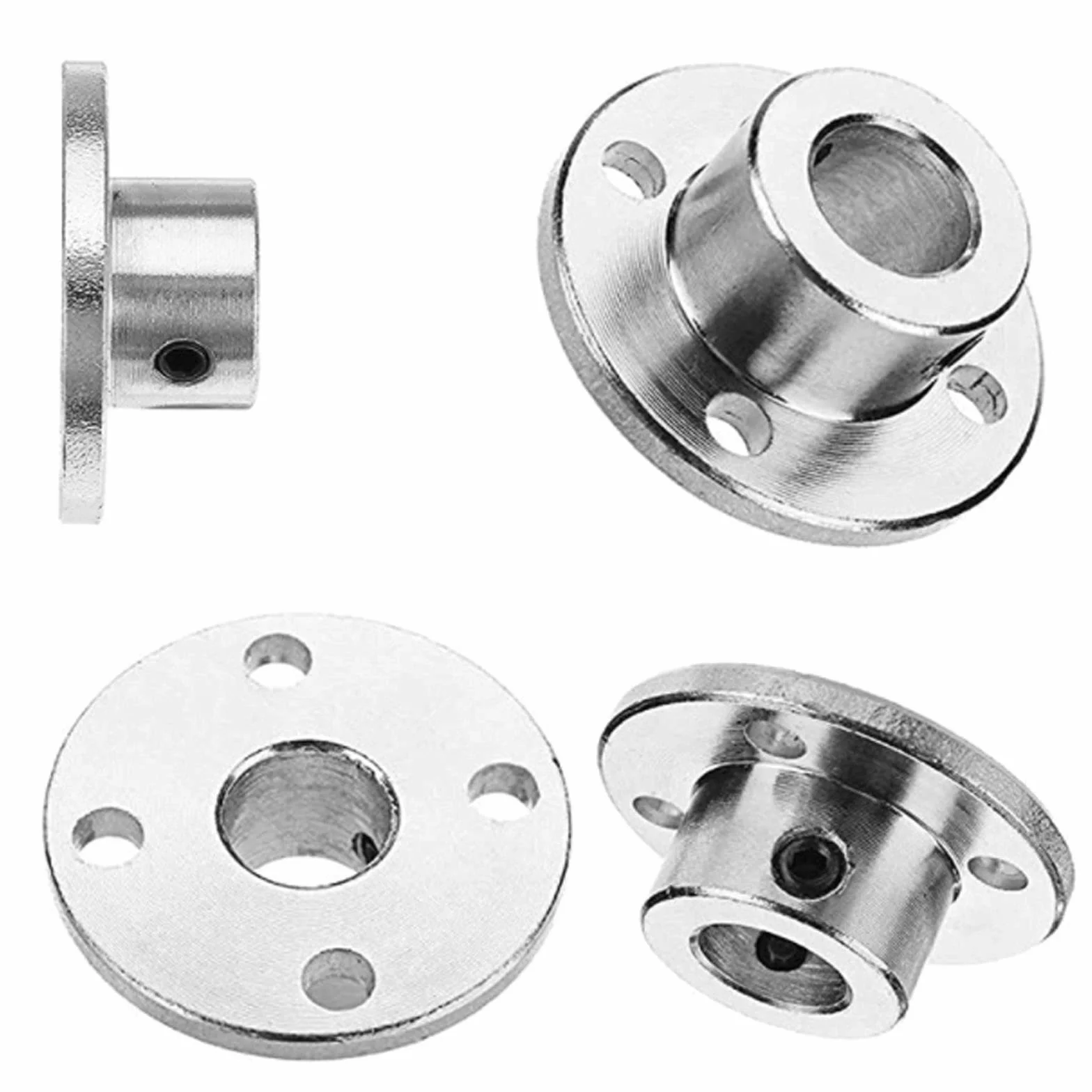 Sztywny Model Prowadnicy Sprzęgło Akcesoria Kołnierz Wał 5 mm Złącze Złącza Wału Silnika M4 Sztywny Oś Wału Okucia Do DIY Model Silników 6 Sztuk