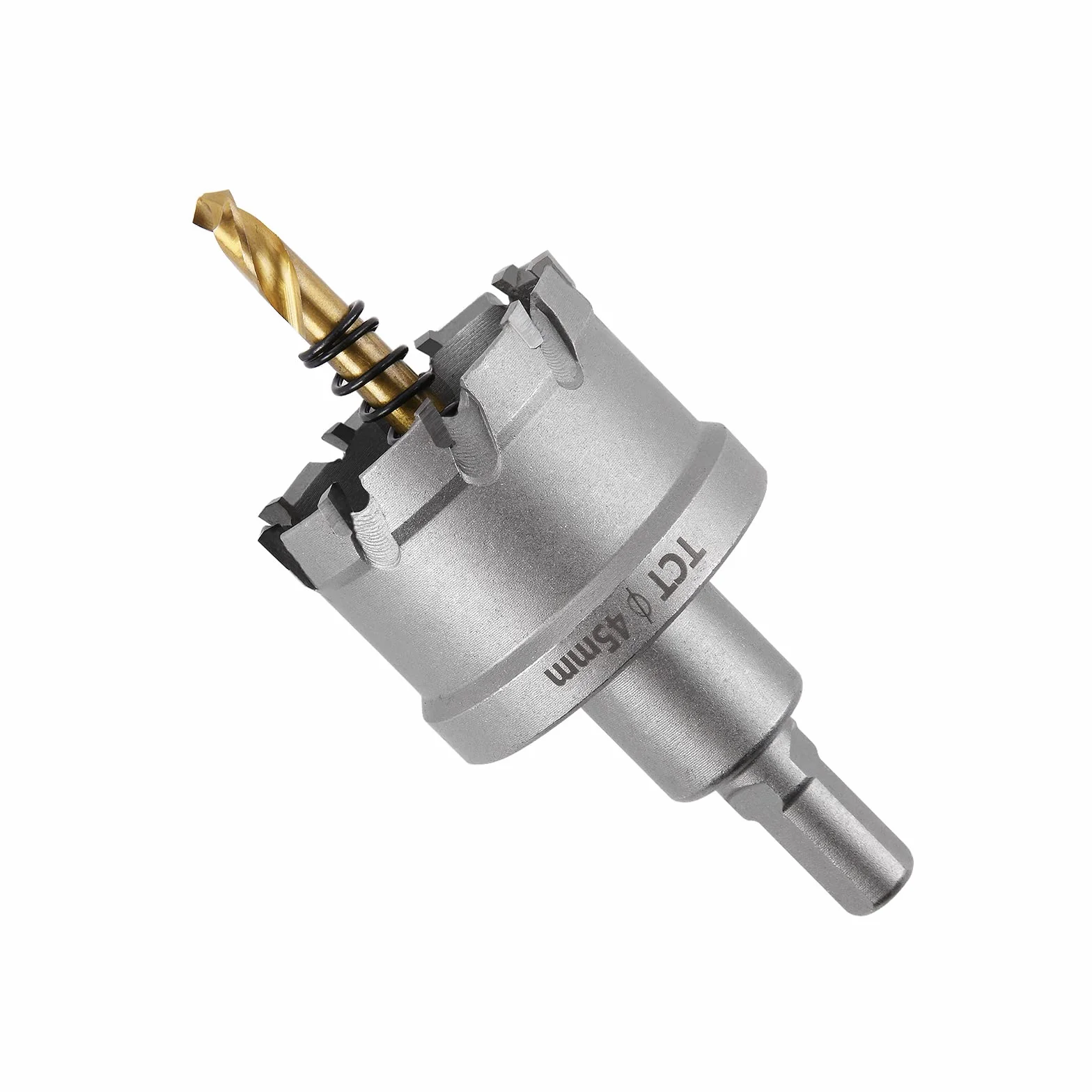 Flintronic Otwornica do bimetalu 45 mm TCT Heavy Duty stal nierdzewna wiertło do metalu