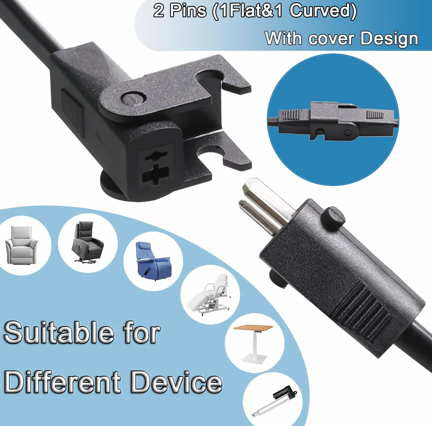 YHWSHINE Power Supply 29V 2A AC/DC Adaptateur pour chaise élévatrice Fauteuil inclinable