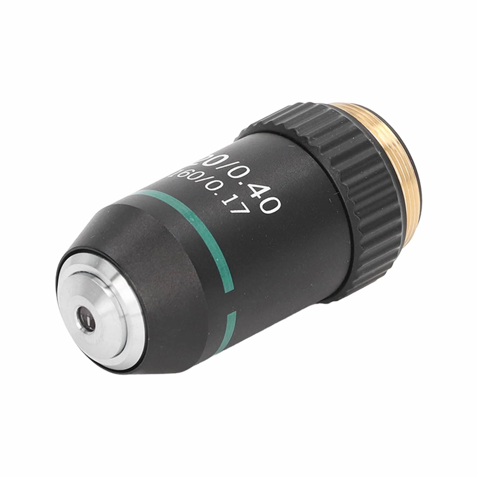 Obiektyw Mikroskopu Achromatyczny 20X, Mosiądz Chromowany, Interfejs 20.2mm