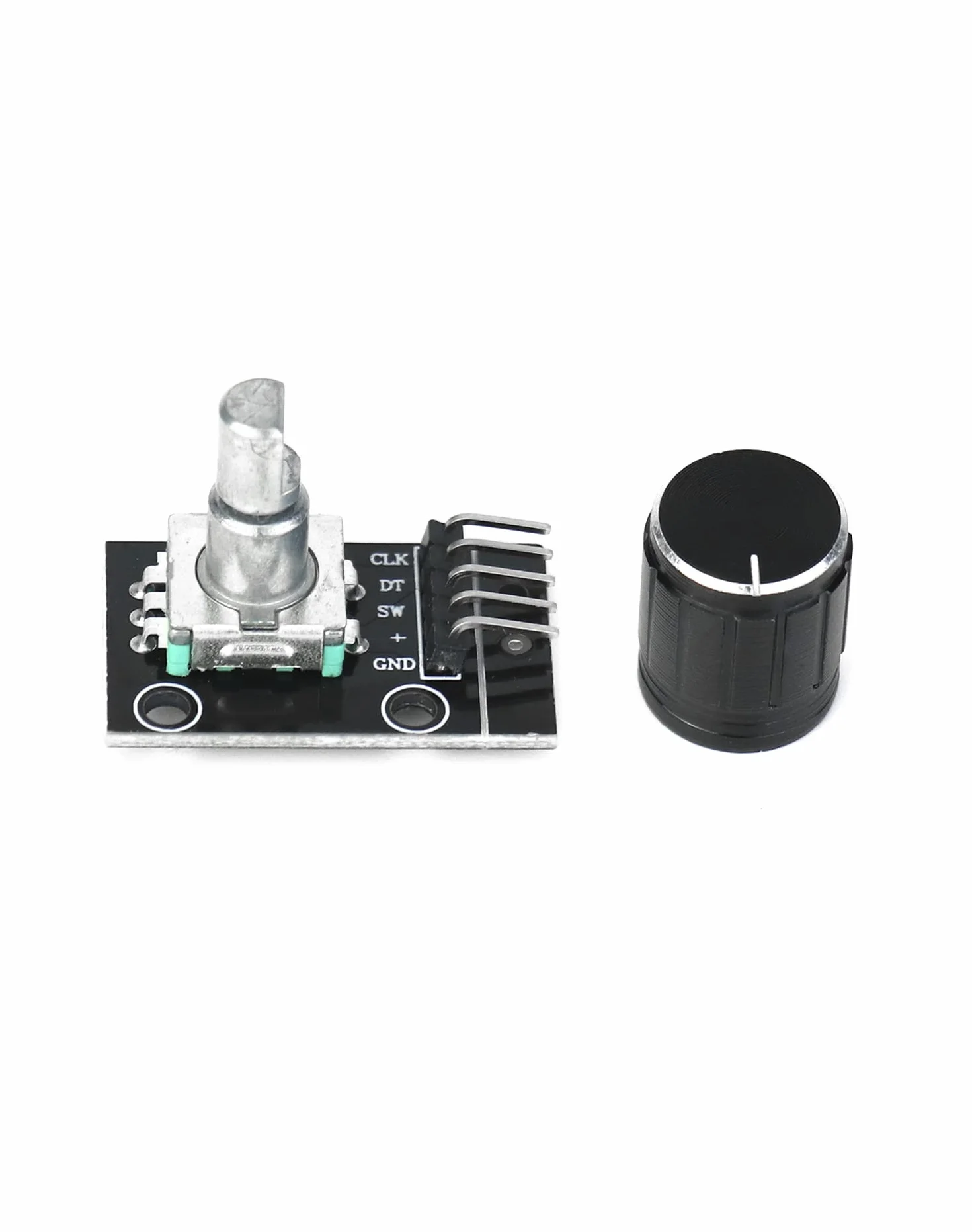 QWORK Moduł enkodera obrotowego KY-040 360 stopni z przyciskiem do Arduino