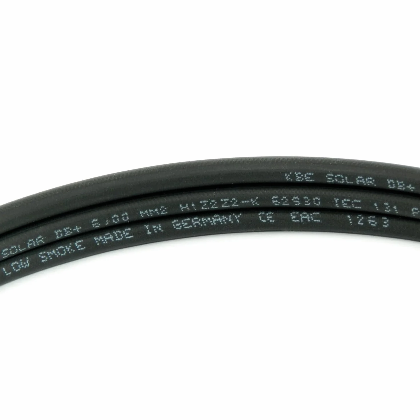 1 para solarnych regulatorów ładowania akumulatora, kabel połączeniowy 2 m 6 mm², miedź z masywnymi zaciskami do akumulatora samochodowego, akumulator słoneczny, LiFePO4, litowy, solarny regulator ładowania Made in Germany (kabel czarny/czarny)