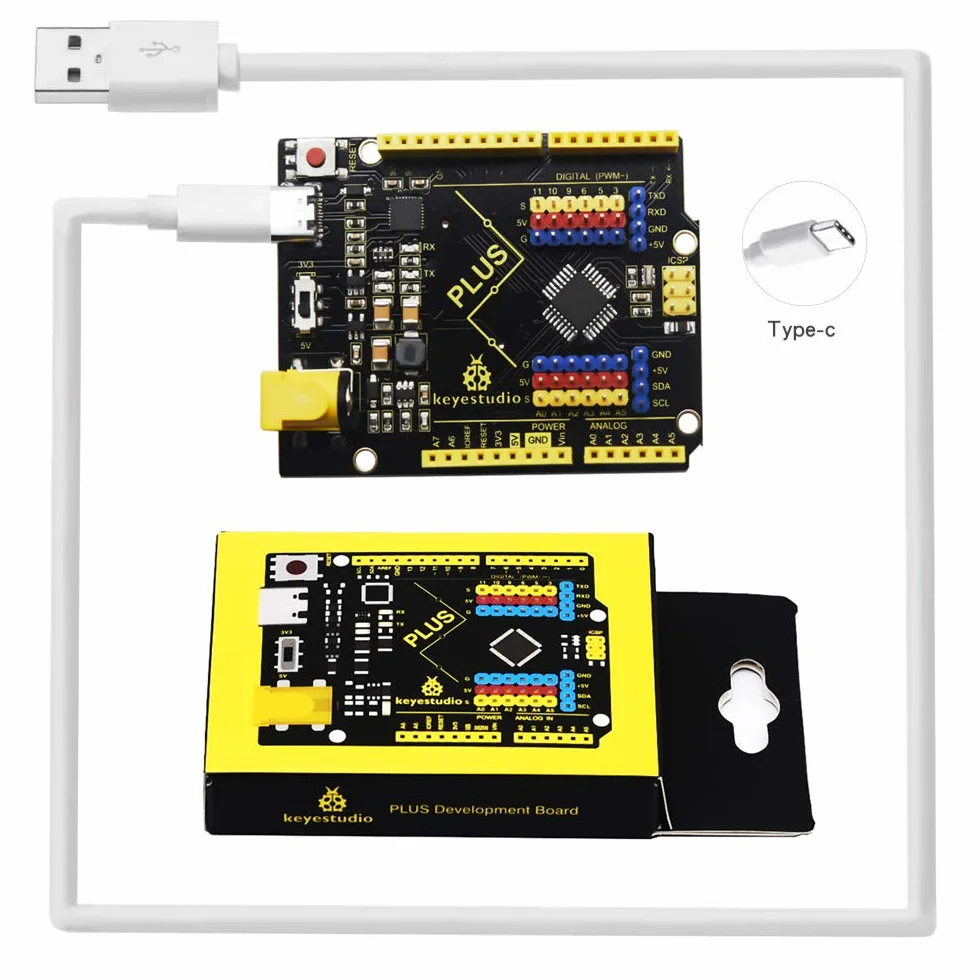 KEYESTUDIO UN0 R3 Rev3 328P płytka kontrolera CP2102 chip kompatybilny z Arduino IDE