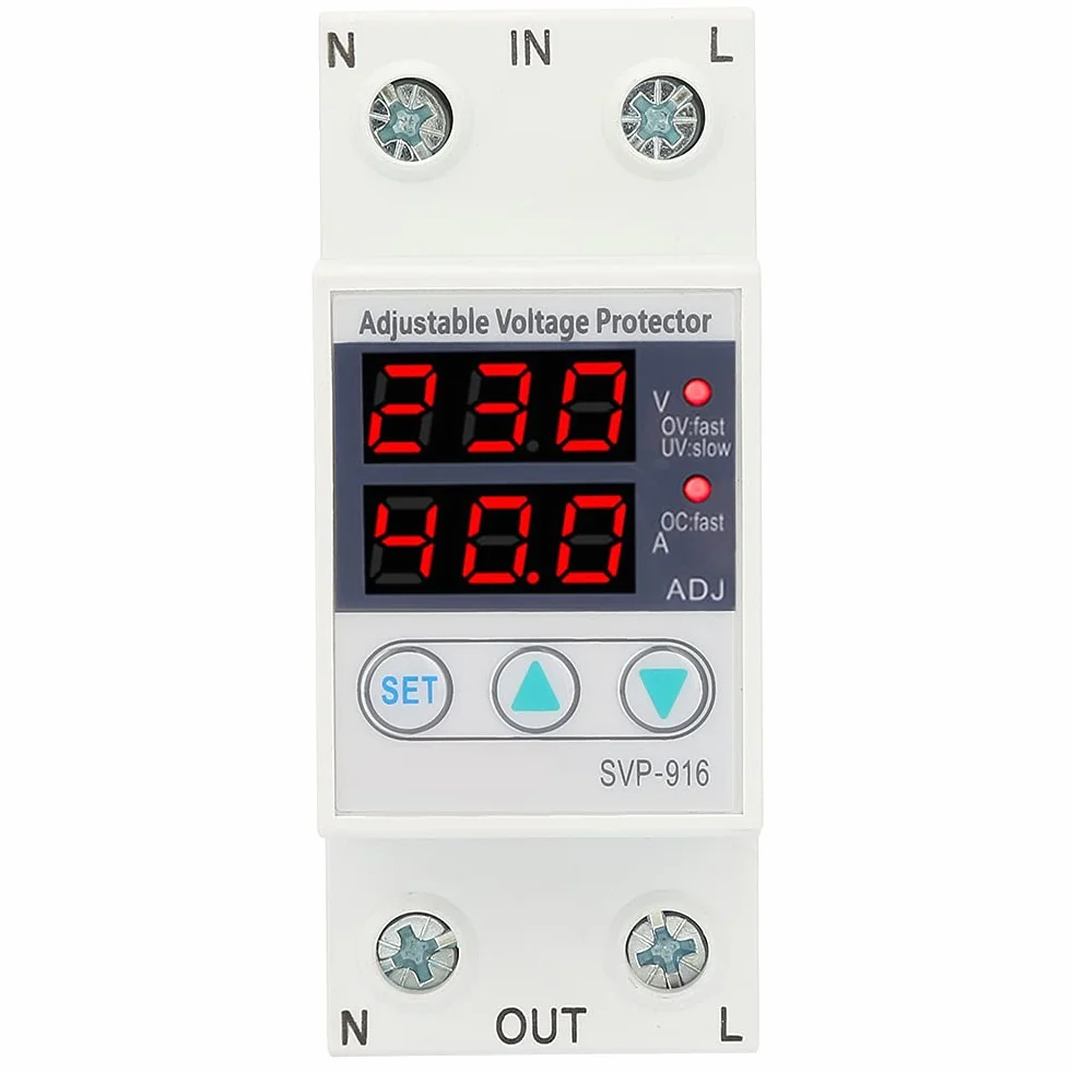 Przekaźnik Napięcia Jednofazowy 40A 230V AC Montaż na Szynie DIN 50/60 Hz