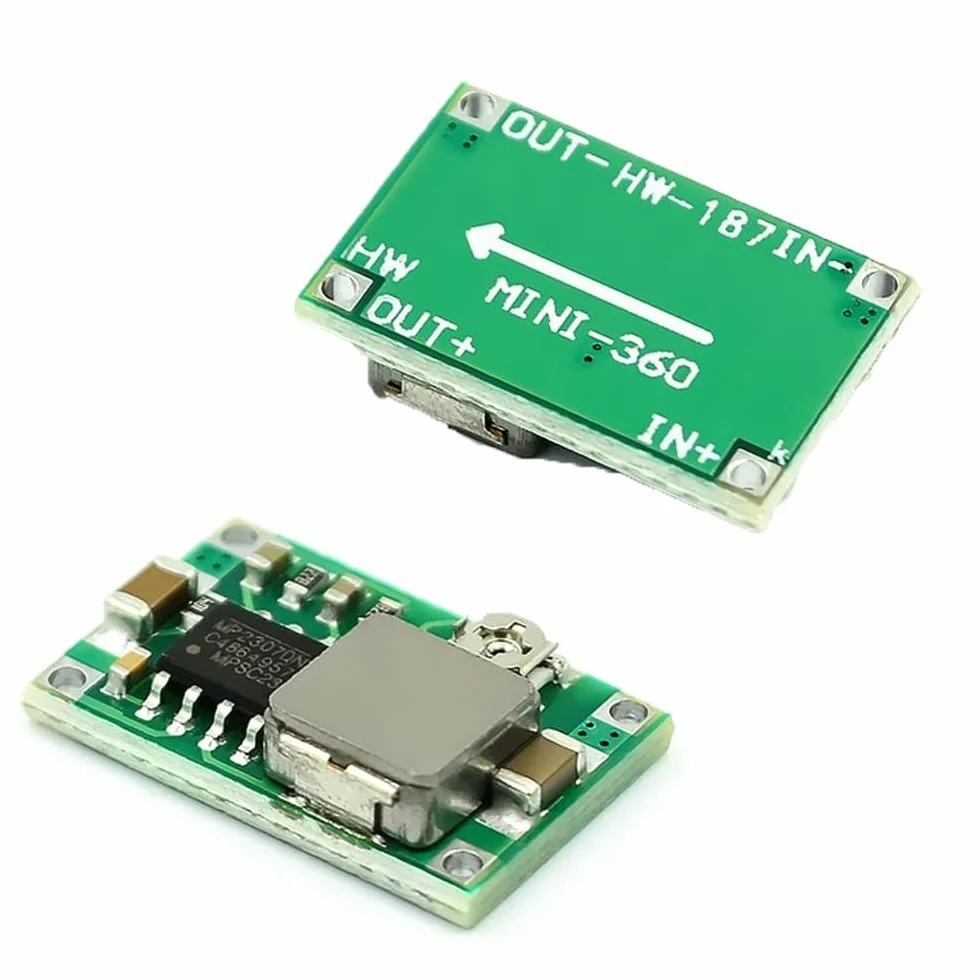 zalati Mini360 Przetwornica obniżająca DC-DC, 5 sztuk, regulowany moduł zasilania