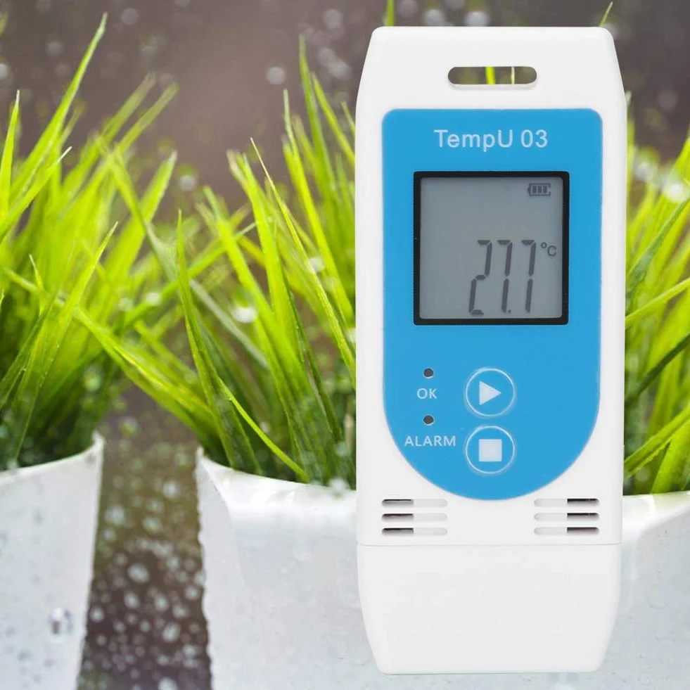 Rejestrator temperatury i wilgotności, LCD Rejestrator temperatury i wilgotności USB Rejestrator danych PDF Rejestrator danych do rejestracji temperatury i wilgotności