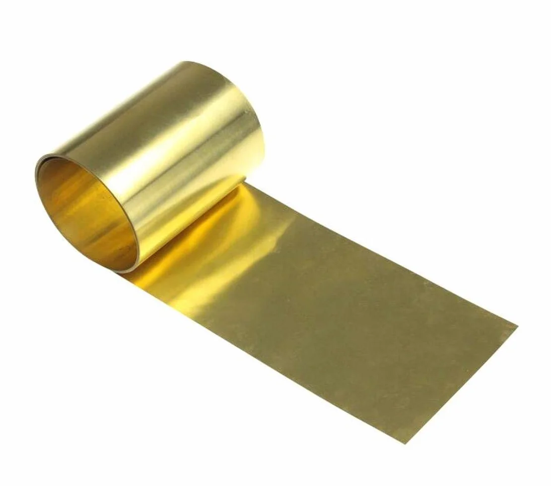 1 szt. Grubość 0,03 mm/0,05 mm/0,1 mm/0,2 mm, szerokość 100 mm L, ength 1 m, mosiężna taśma mosiężna blacha mosiężna Mosiężna folia (0,05 mm × 100 mm × 1 m)