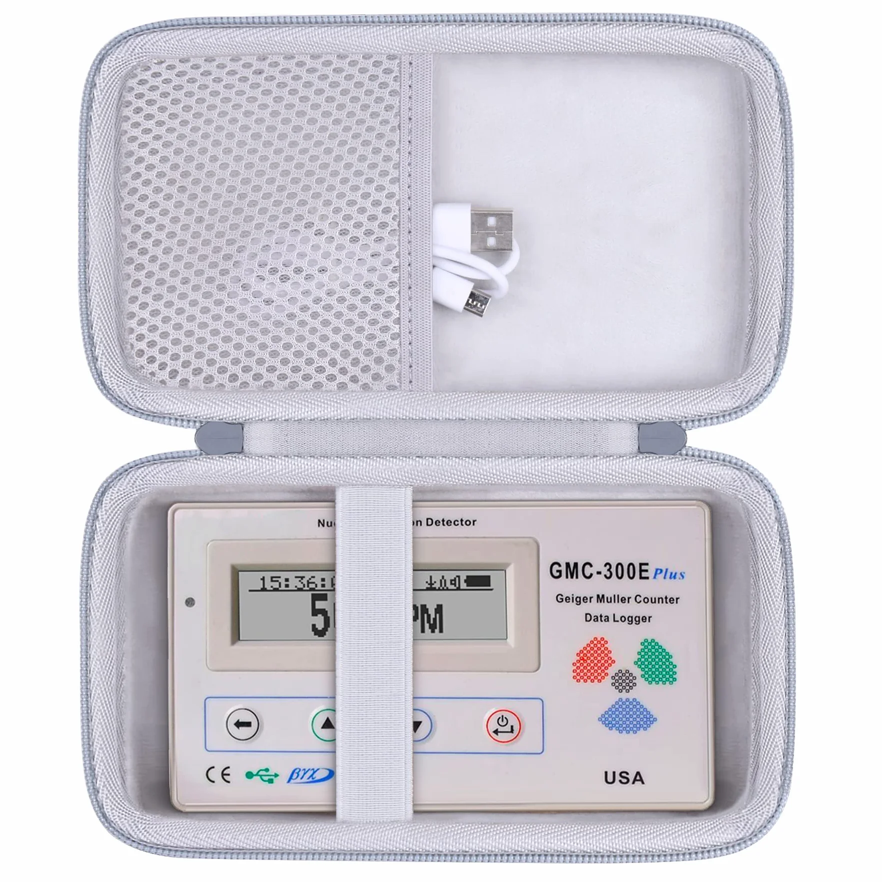 Twardy futerał kompatybilny z GQ GMC-500 Plus Geiger Counter detektor promieniowania