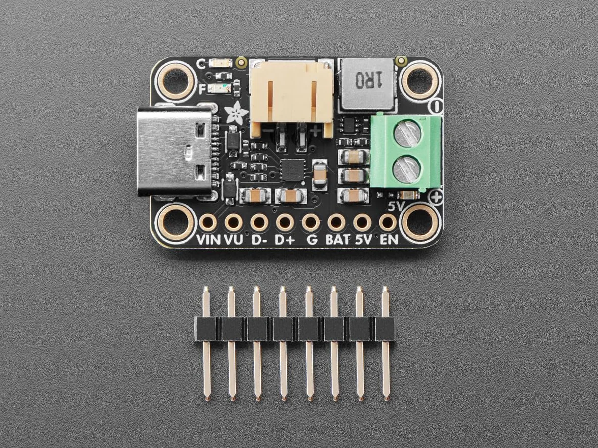 Adafruit bq25185 USB/DC/Solar moduł ładowania z 5 V Boost Board