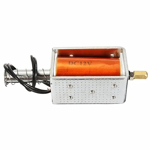 DC 12V 35mm długi skok Push Pull Solenoid Elektromagnetyczny