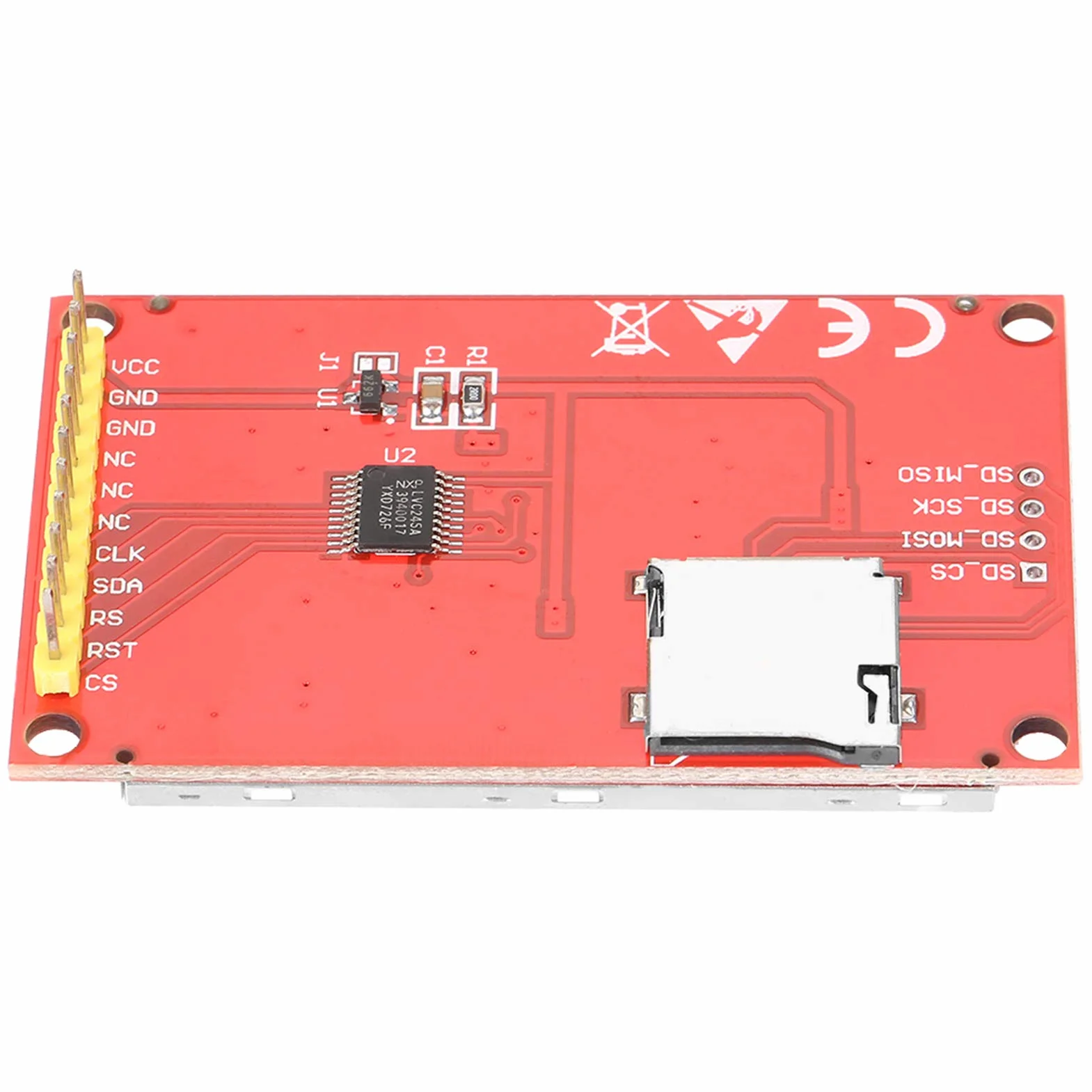 ILI9225 LCD-TFT-Anzeigemodul für serielle Schnittstelle, serielle periphere Schnittstelle 2,0 Zoll 3V / 5,5V 176x220