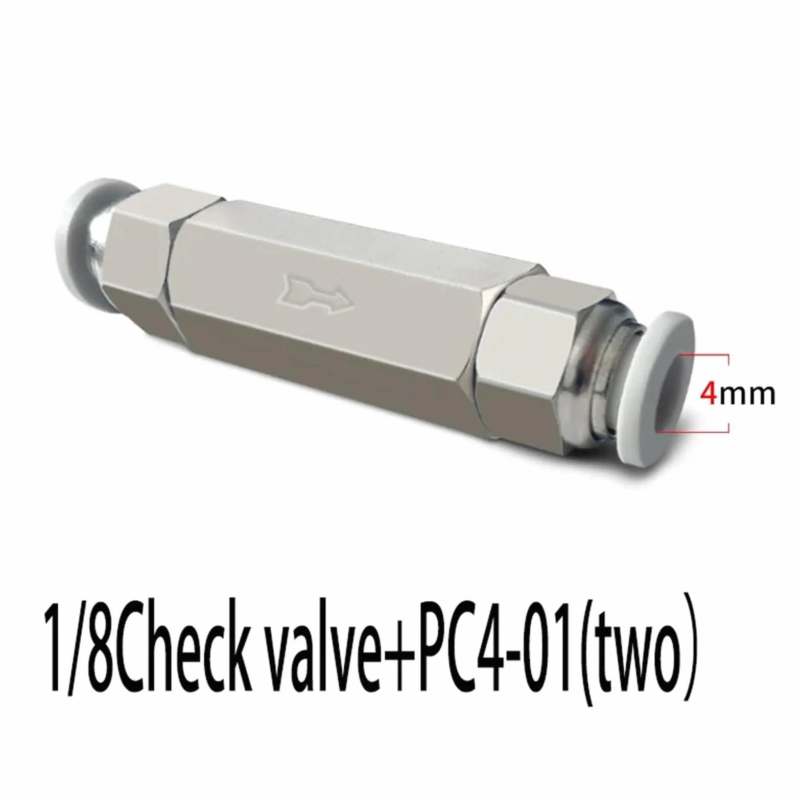 Zawór zwrotny powietrza mosiężny 6mm 8mm 10mm 1/4 OD wąż jednokierunkowy do sprężarki powietrza