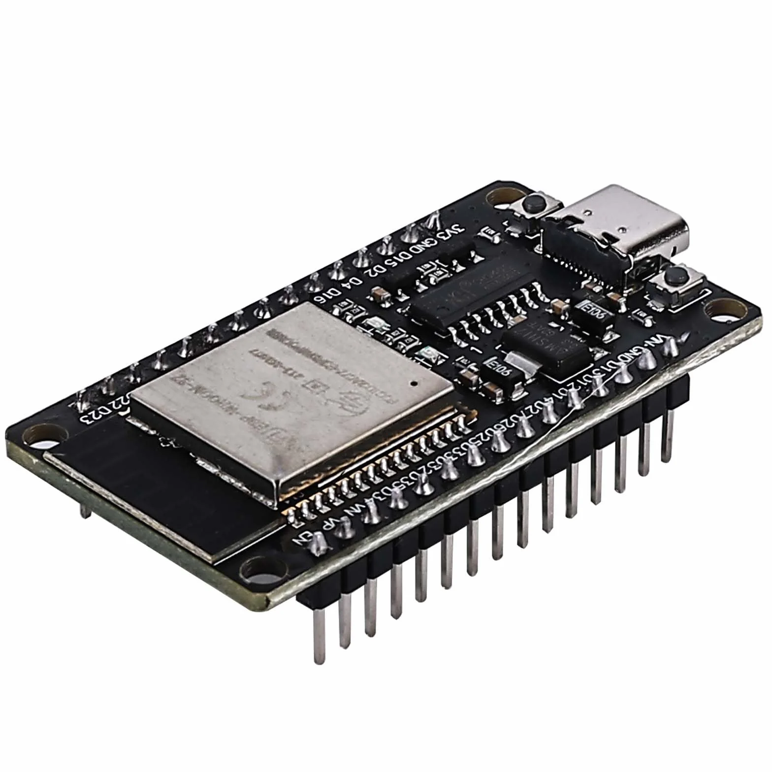 4 sztuki płyty rozwojowej ESP32 moduł NodeMCU, płyta rozwojowa ESP-32S 2,4 GHz Dual Core WLAN WiFi Bluetooth 2-w-1 mikrokontroler, płyta rozwojowa ESP32 USB C NodeMCU, chip CH340C
