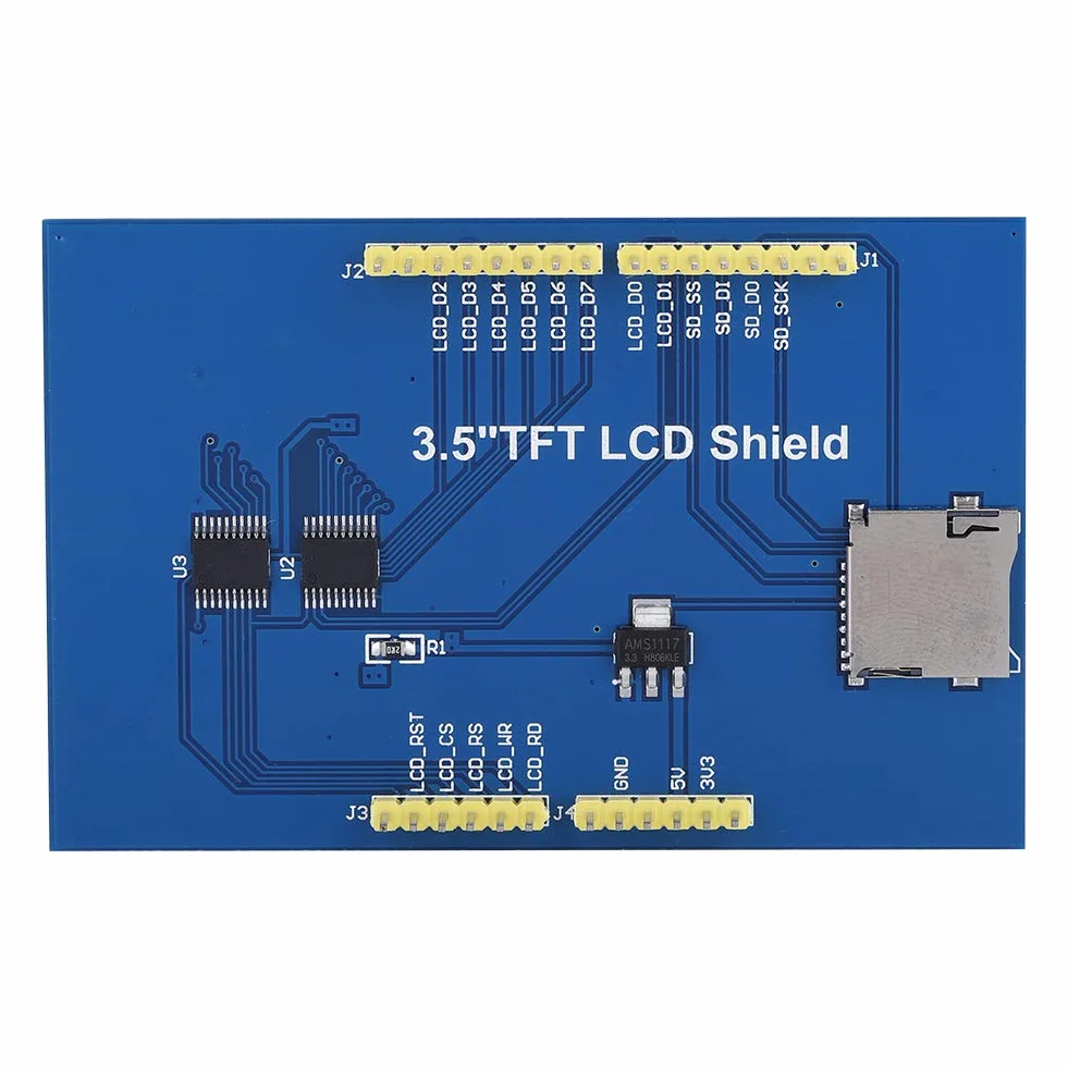 3,5 Zoll TFT LCD Bildschirm Modul 480x320 Auflösung HD Unterstützung MEGA 2560 DIY Panel mit Berührung