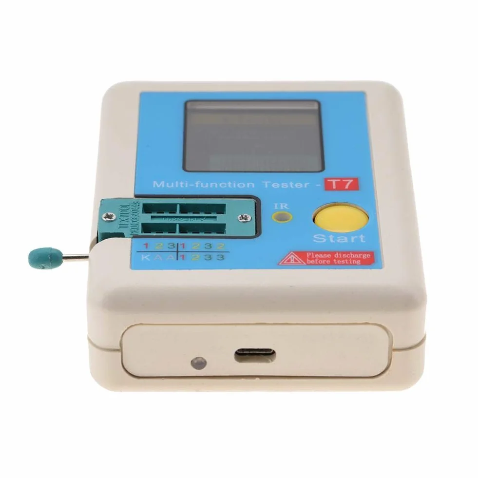 LCR-T7 TFT Transistor-Tester Multifunktions Farbige Grafikanzeige