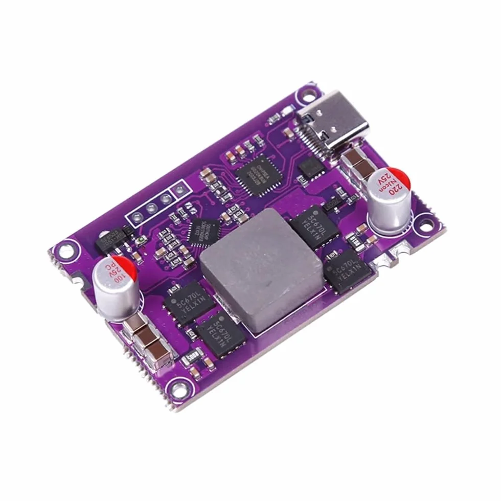 Moduł szybkiego ładowania PD, wysoka wydajność, 120 W, dwudrożny moduł szybkiego ładowania PD, dwukierunkowy moduł buck-boost do ładowarki do 4s 12 V-16,8 V akumulator litowy