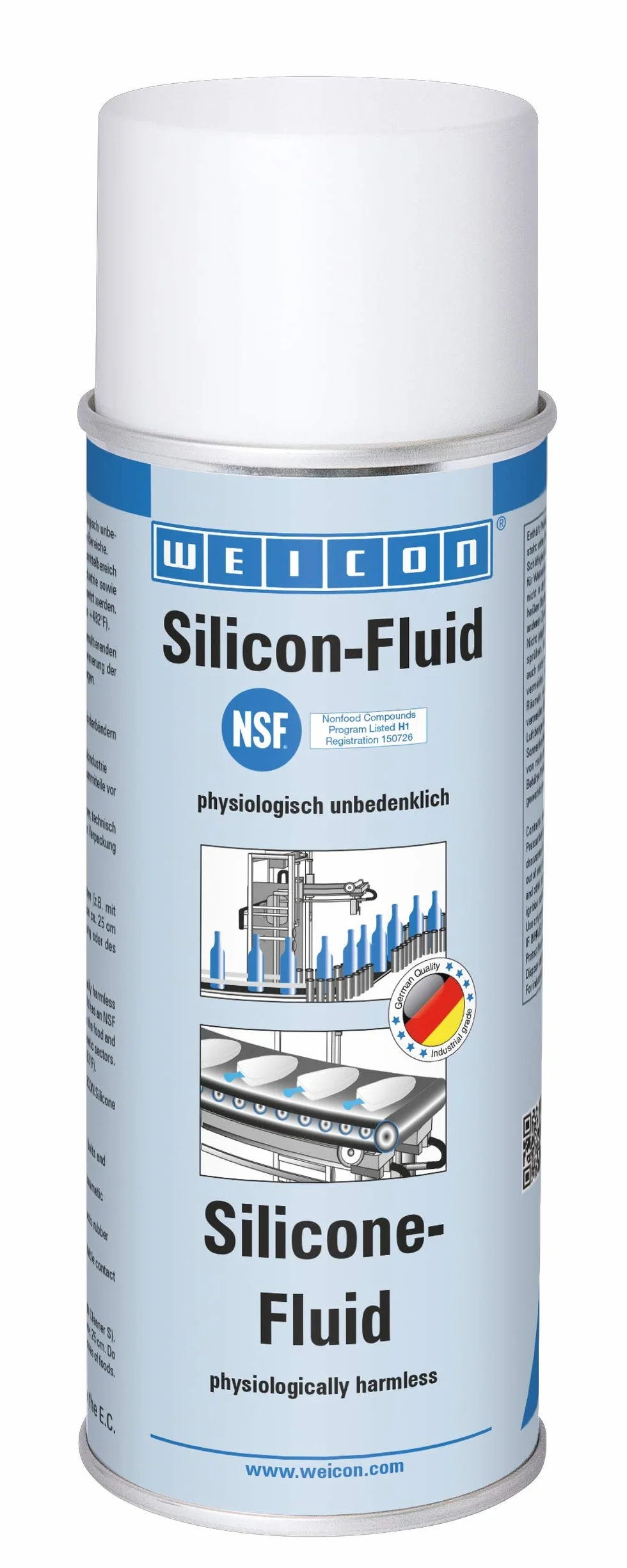 WEICON Silicon‑Fluid, 400 ml, bezbarwny smar silikonowy do elementów metalowych i armatury sanitarnej
