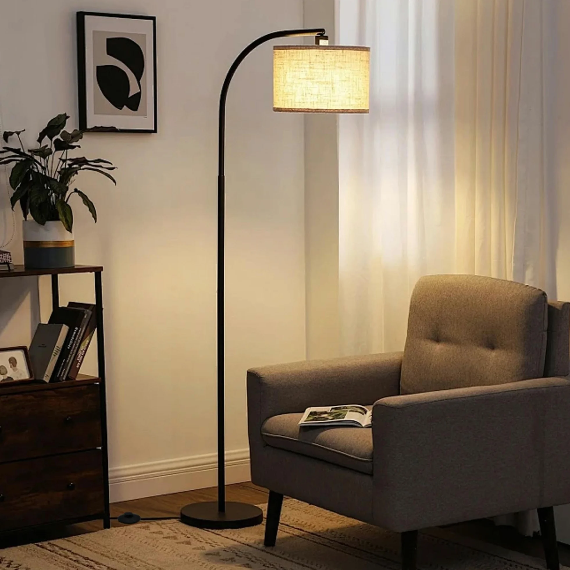 2 sztuki lamp z przełącznikiem nożnym 250 V/2 A, okrągły kabel nożny, przełącznik nożny z przyciskiem, samoblokujący, do 2- lub 3-żyłowych kabli, lamp i małych urządzeń lub lamp, włącznik światła