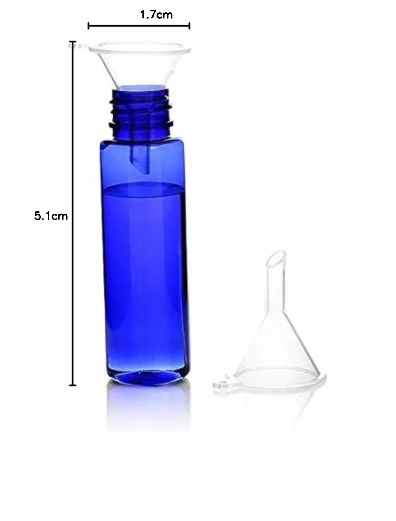 Fiolki laboratoryjne z przezroczystego szkła 5 ml, 4 szt