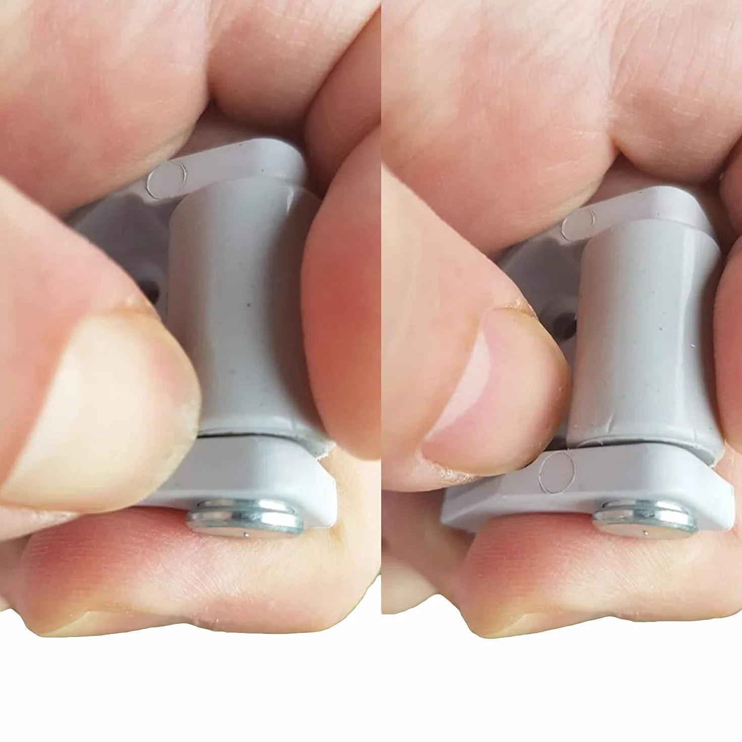 Kółka plastikowe 16 mm 8 szt. nieobrotowe do mebli