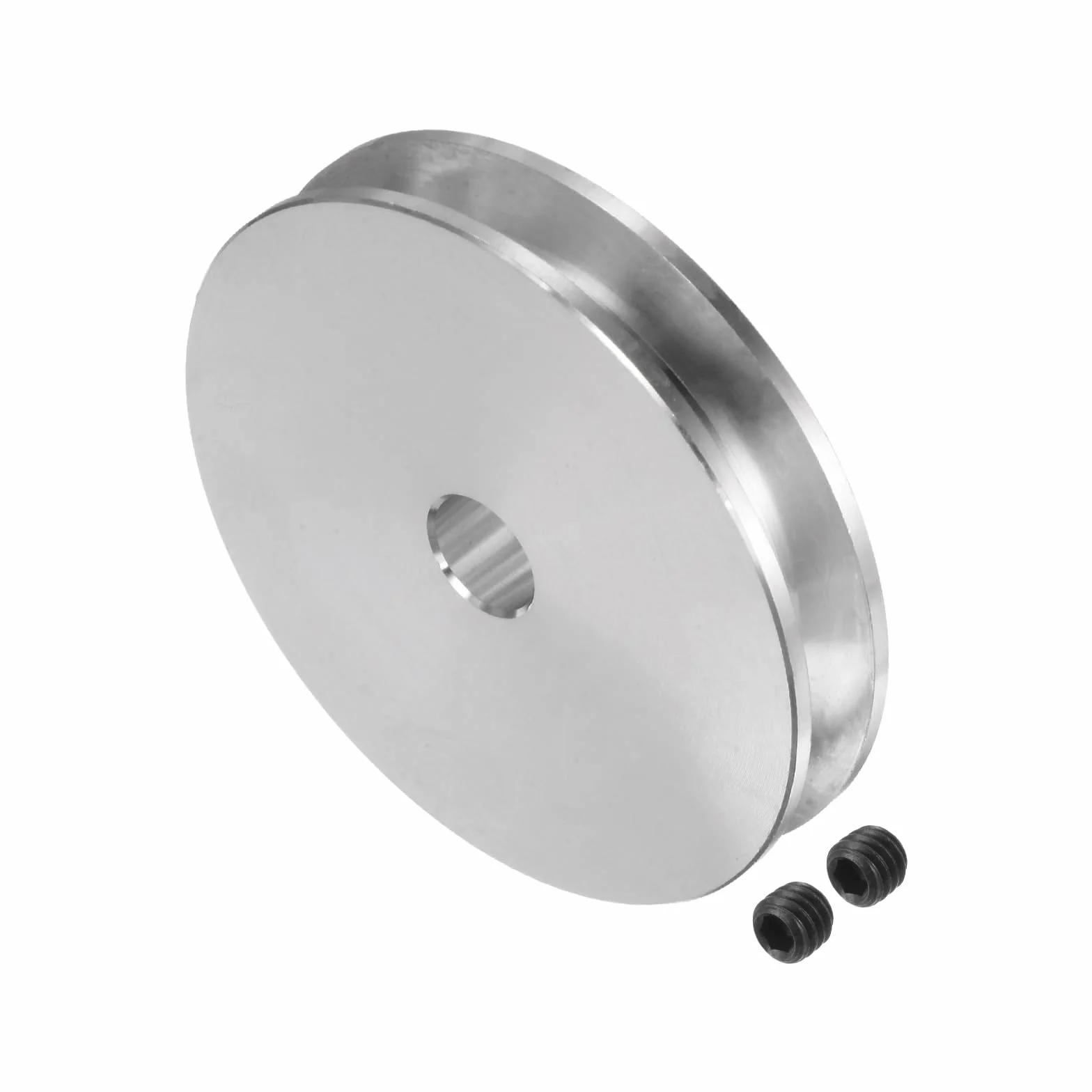 Koło pasowe - [Otwór 8 mm x średnica zewnętrzna 50 mm] Koło pasowe ze stopu aluminium V-Groove do 3-5 mm okrągłe paski PU do różnych konfiguracji przekładni