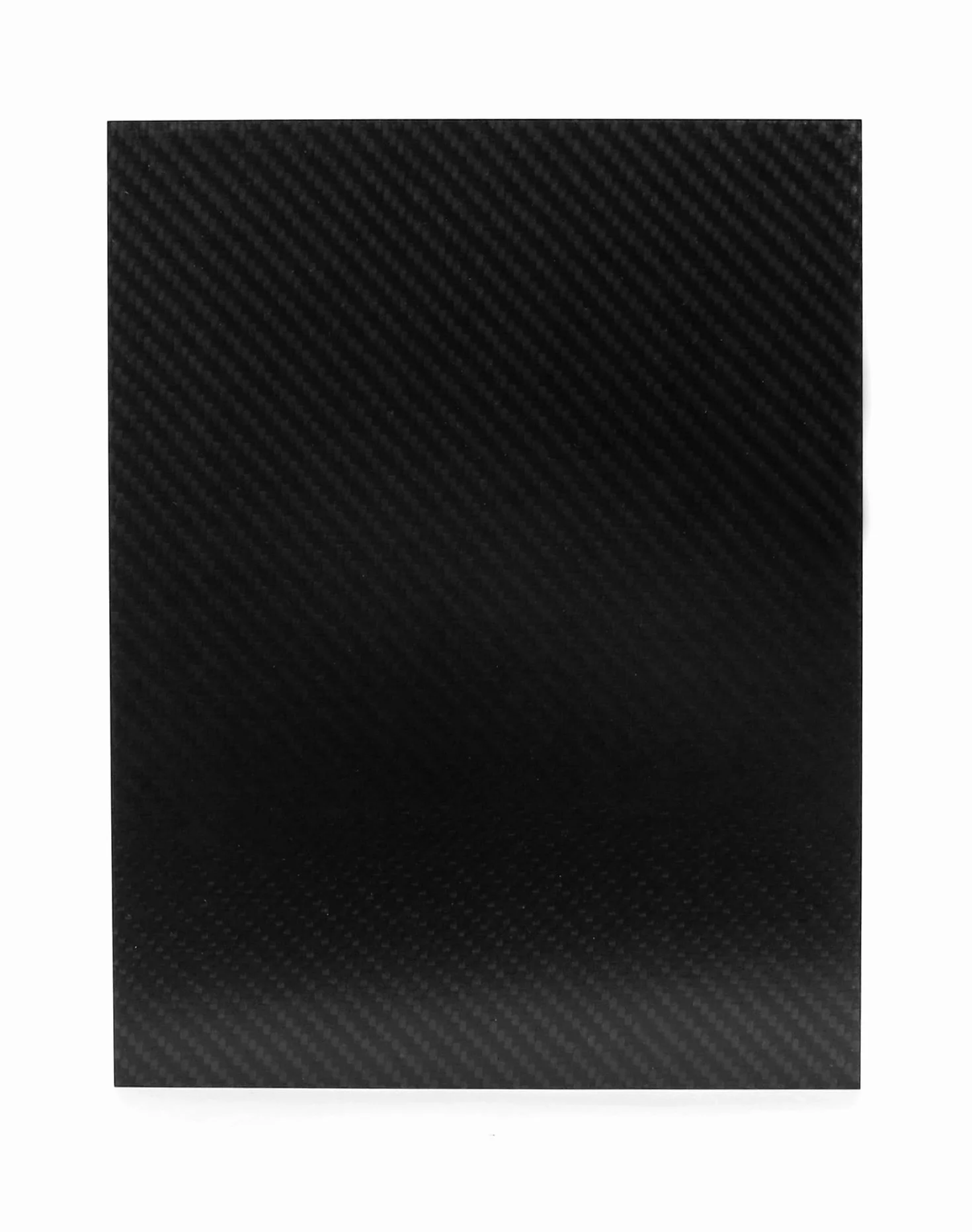 QWORK Płyta z włókna węglowego, 1 x 200 x 250 mm, włókno węglowe, czarna