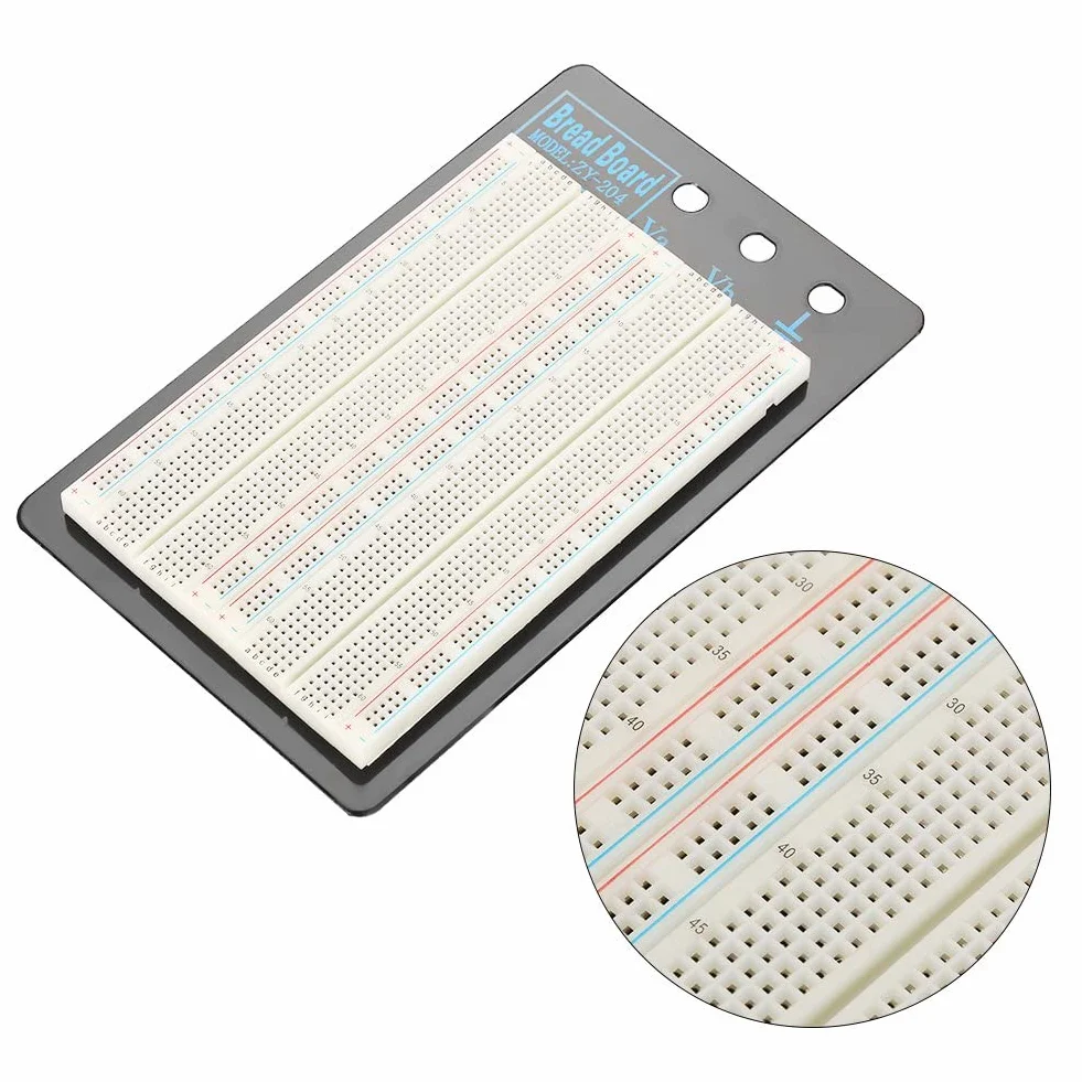 Hilitand Breadboard Bezszwowa deska do chleba 1660 Punkty Plug-in Otwory ABS, Test obwodu spawalniczego bez łóżka testowego