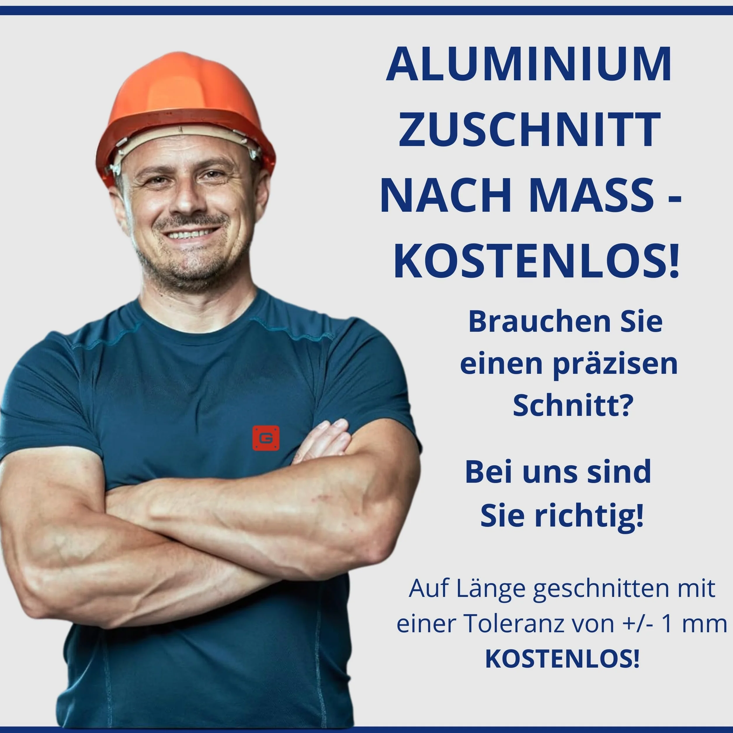 GAL-INDUSTRIAL Ceownik Aluminiowy 50x50x50x4 mm | Długość 50 cm | Profil Aluminiowy do Konstrukcji, Mebli i DIY | Aluminium EN AW-6060 | Powierzchnia Surowa | Cięcie na Wymiar