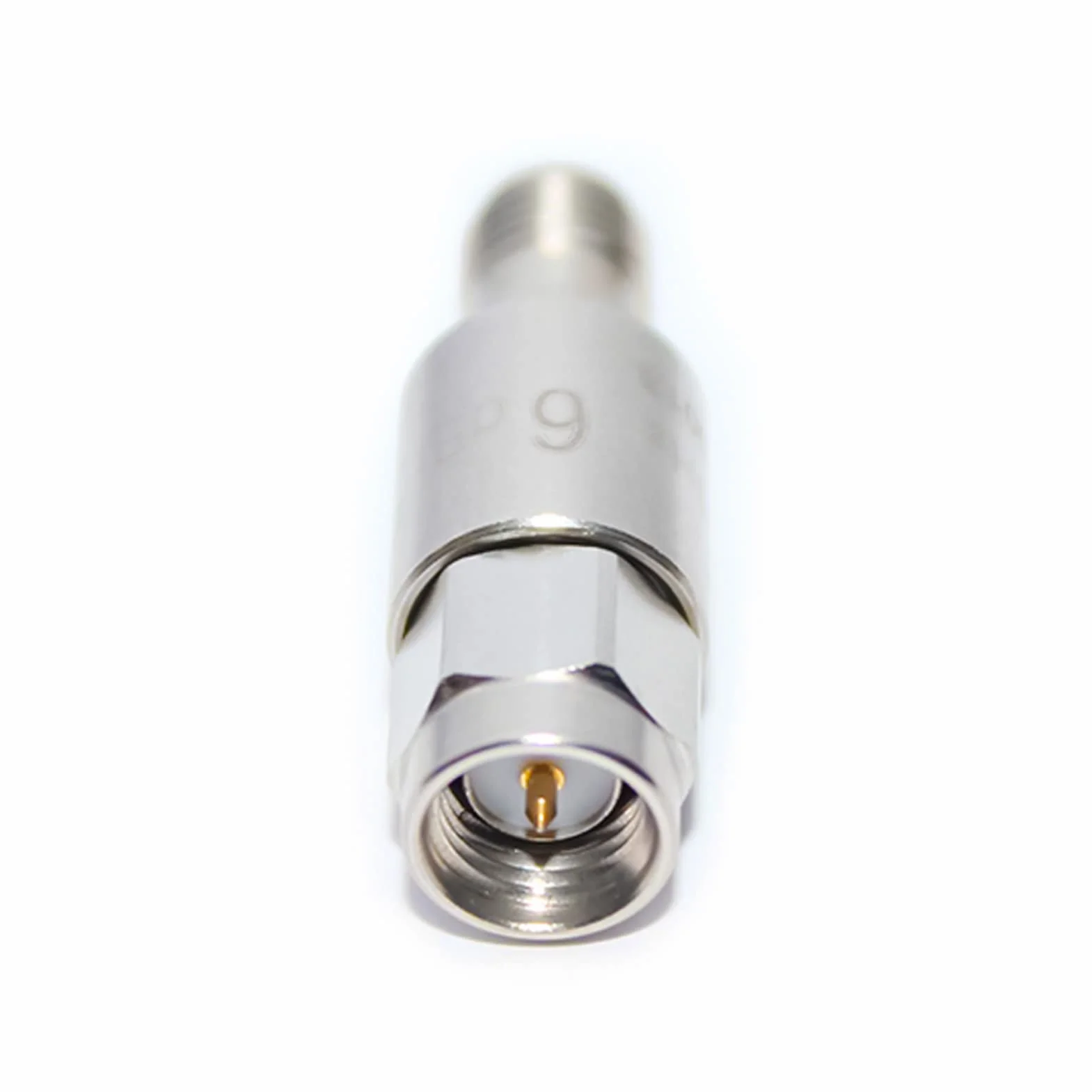 TOJOIN 2 Sztuk TłUmik 8GHz 3-30 dB SMA MęSki na SMA żEńSki StałY TłUmik TłUmik Koncentryczny RF 2w 50ohm (2W 8G 6dB-2pcs)