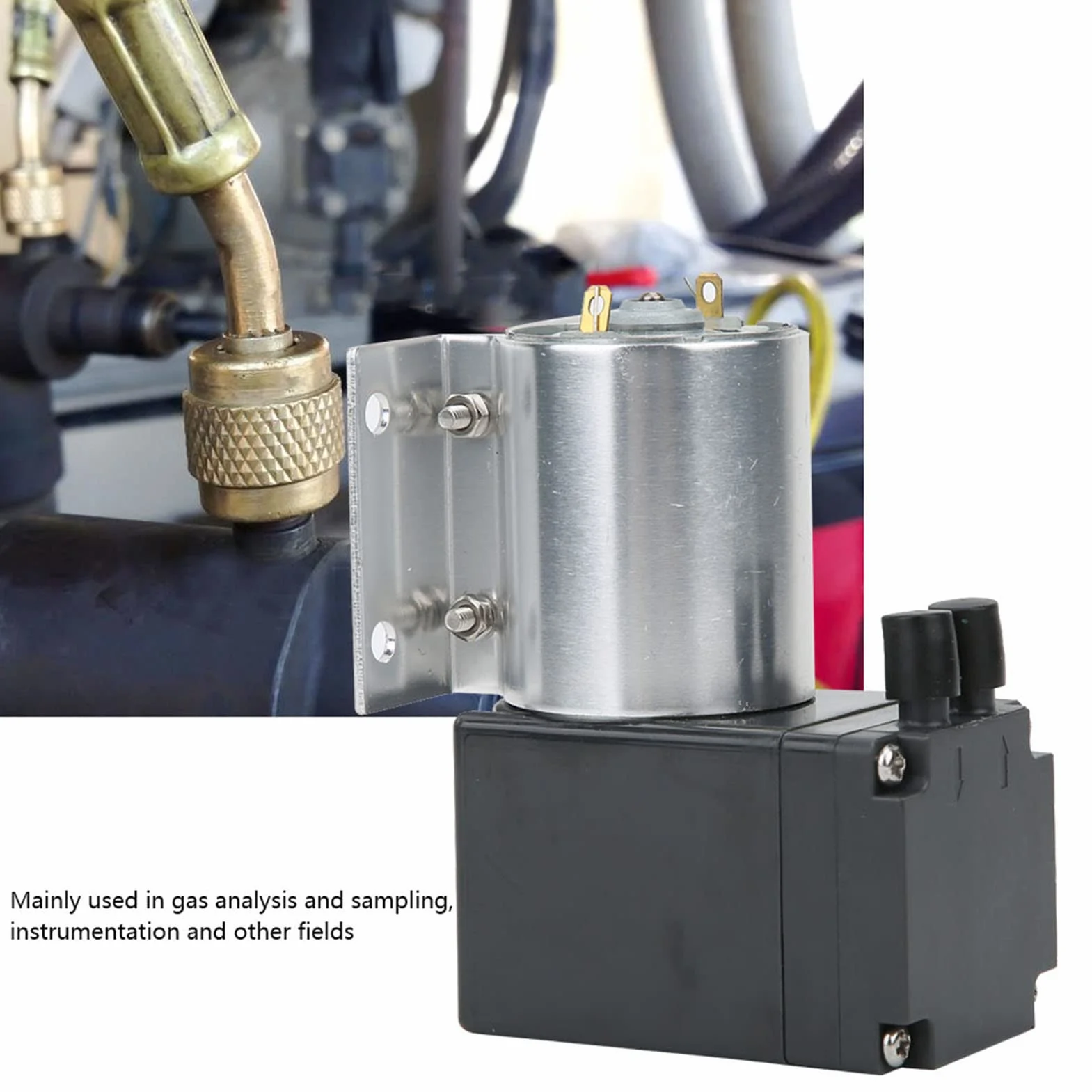 Mini pompa próżniowa DC 12V/24V 200kpa 10W 15L/min Elektryczna przenośna pompa powietrza z uchwytem