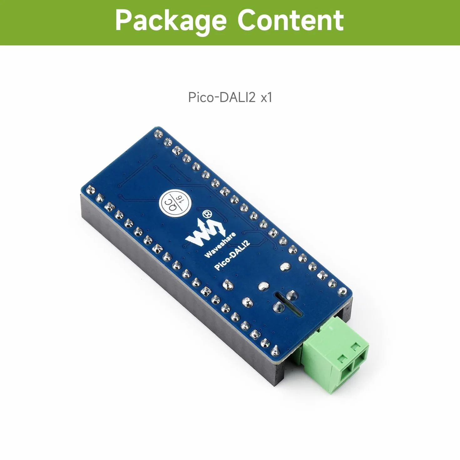 Waveshare DALI2 Expansion Module for ESP32-Pico Series Boards, Supports DALI Communication for Customized Control of Multiple Lighting Groups