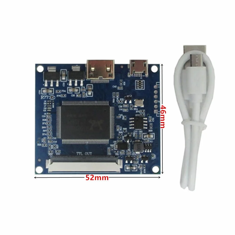 Uniwersalny wyświetlacz LCD 7" 1024x600 mini HDMI do Raspberry Pi PC monitor drugi ekran