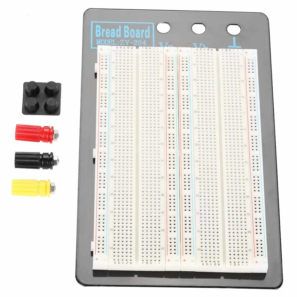 Hilitand Breadboard Bezszwowa deska do chleba 1660 Punkty Plug-in Otwory ABS, Test obwodu spawalniczego bez łóżka testowego