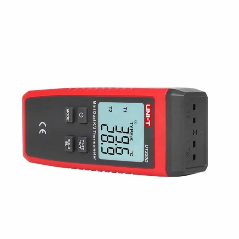 UNI-T UT320D Seria UT320 mini termometr kontaktowy, dwukanałowy, -50 ° C-1300 ° C