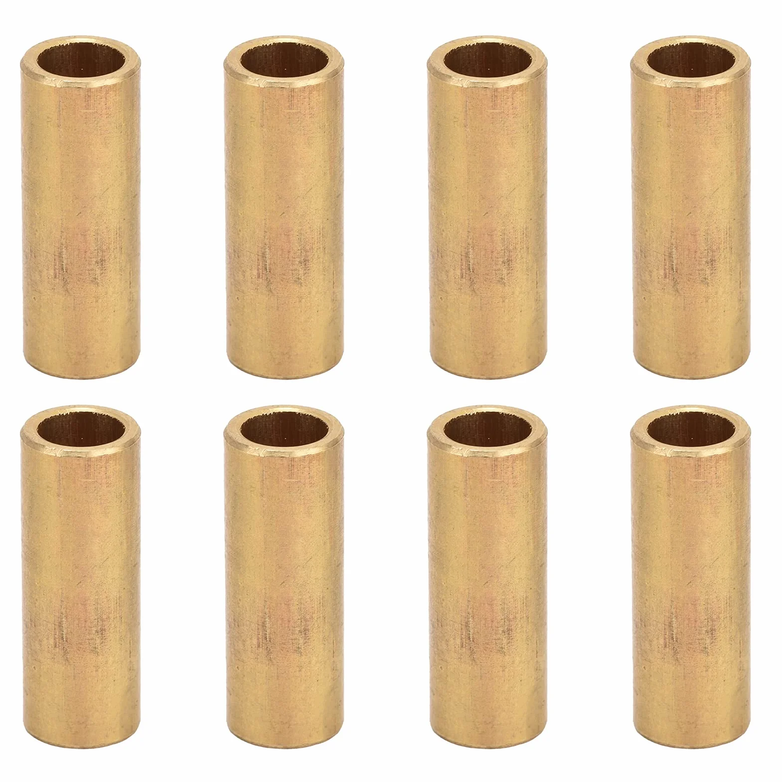 8 szt. tuleja samosmarująca 8 mm otwór x 11 mm średnica zewnętrzna x 30 mm długość mosiężna tuleja do urządzeń elektrycznych