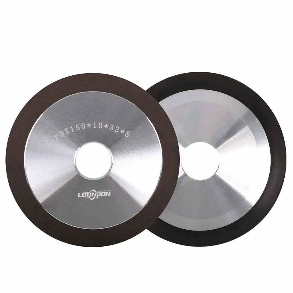 Tarcza szlifierska żywiczna 150x10x32x8mm, tarcza o ziarnistości 320 do szlifowania węglików spiekanych i stopów