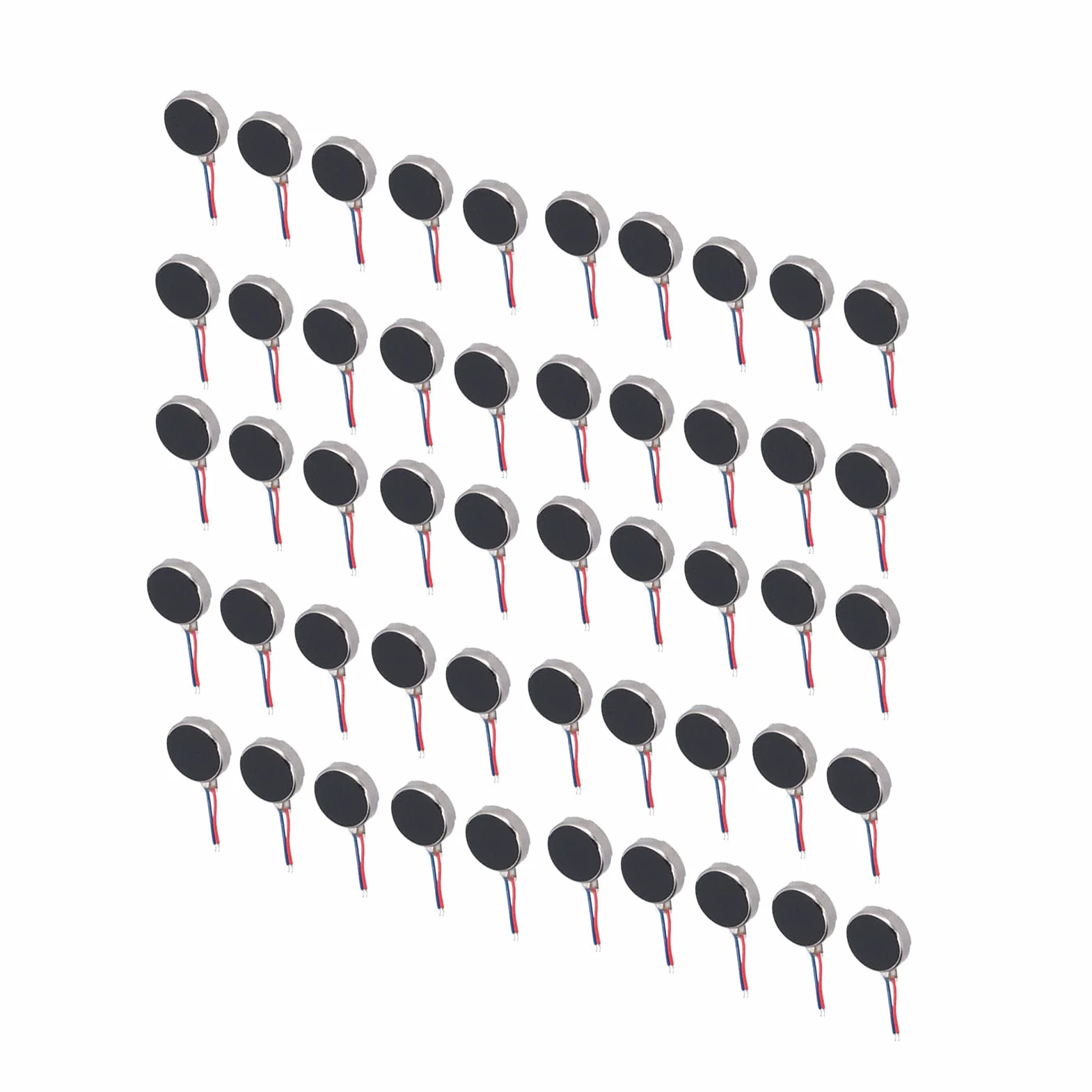50pcs Mini DC Vibration Motor 3V 10x2.7mm Low Noise Micro Motor for Arduino