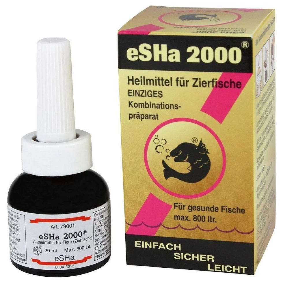 ESHA 2000 preparat kombinowany 20 ml na 800 l, do infekcji bakteryjnych, błon śluzowych, robaków i pasożytów