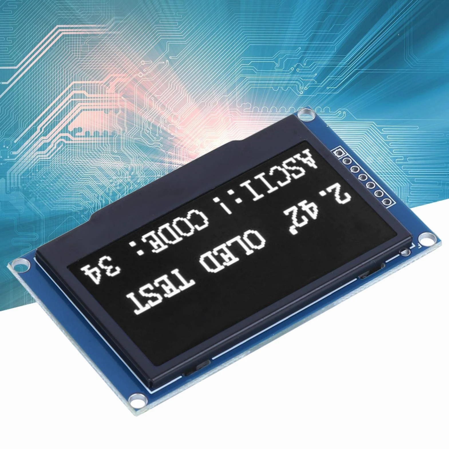 FTVOGUE 2.42 Moduł wyświetlacza OLED SSD1309 napęd ciekłokrystaliczny ekran
